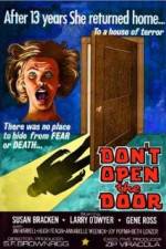 Watch Dont Open the Door Moviesjoy