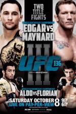 Watch UFC 136 Edgar vs Maynard III Moviesjoy