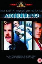 Watch Article 99 Moviesjoy