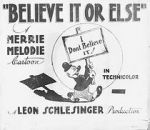 Watch Believe It or Else (Short 1939) Moviesjoy