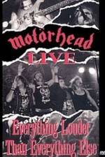 Watch Motorhead: Everything Louder Than Everything Else Moviesjoy