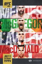 Watch UFC 189 Mendes vs. McGregor Moviesjoy