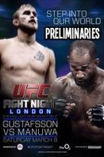 Watch UFC Fight Night 38: Gustafsson vs. Manuwa Preliminaries Moviesjoy