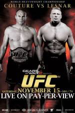 Watch UFC 91 Couture vs Lesnar Moviesjoy