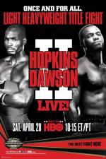 Watch Boxing Light Heavyweight Hopkins vs Dawson II Moviesjoy