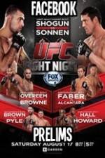 Watch UFC Fight Night 26 Facebook Prelims Moviesjoy
