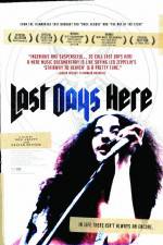 Watch Last Days Here Moviesjoy
